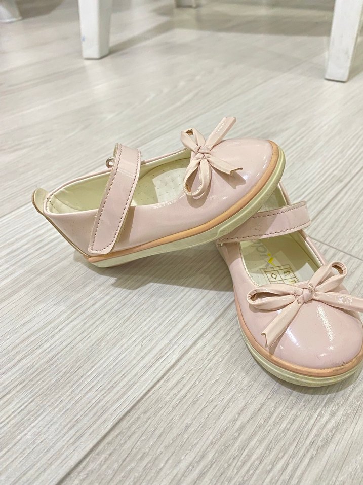 Pembe Fiyonk Detaylı Kız Çocuk Babet - Görsel 3