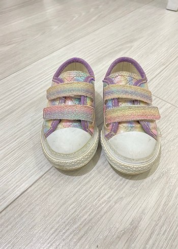 Kız Çocuk Çok Renkli Bağcıksız Spor Ayakkabı - Görsel 2