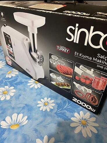 Sinbo kıyma makinası