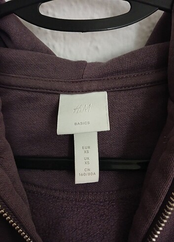 xs Beden H&M XS kapüşonlu sweatshirt