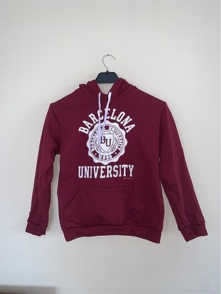 Kirmizi barcelona university rahat hoodie