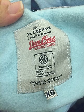 xs Beden turkuaz Renk Orjinal volkswagen sweatshirt