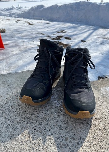 Siyah Erkek Spor Outdoor Ayakkabı Salomon - Görsel 4