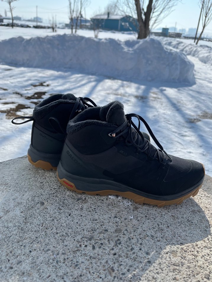 Siyah Erkek Spor Outdoor Ayakkabı Salomon - Görsel 3