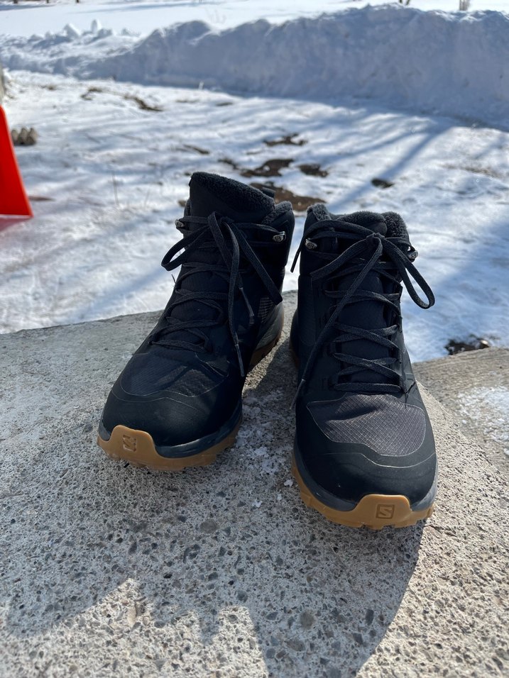 Siyah Erkek Spor Outdoor Ayakkabı Salomon - Görsel 4