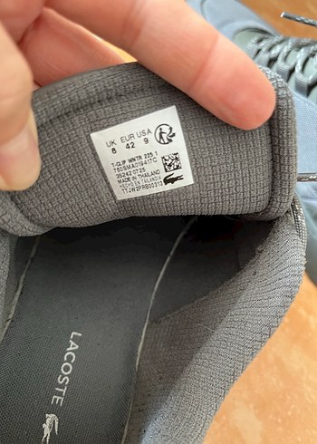 Lacoste Gri Erkek Ayakkabı outdoor - Görsel 8