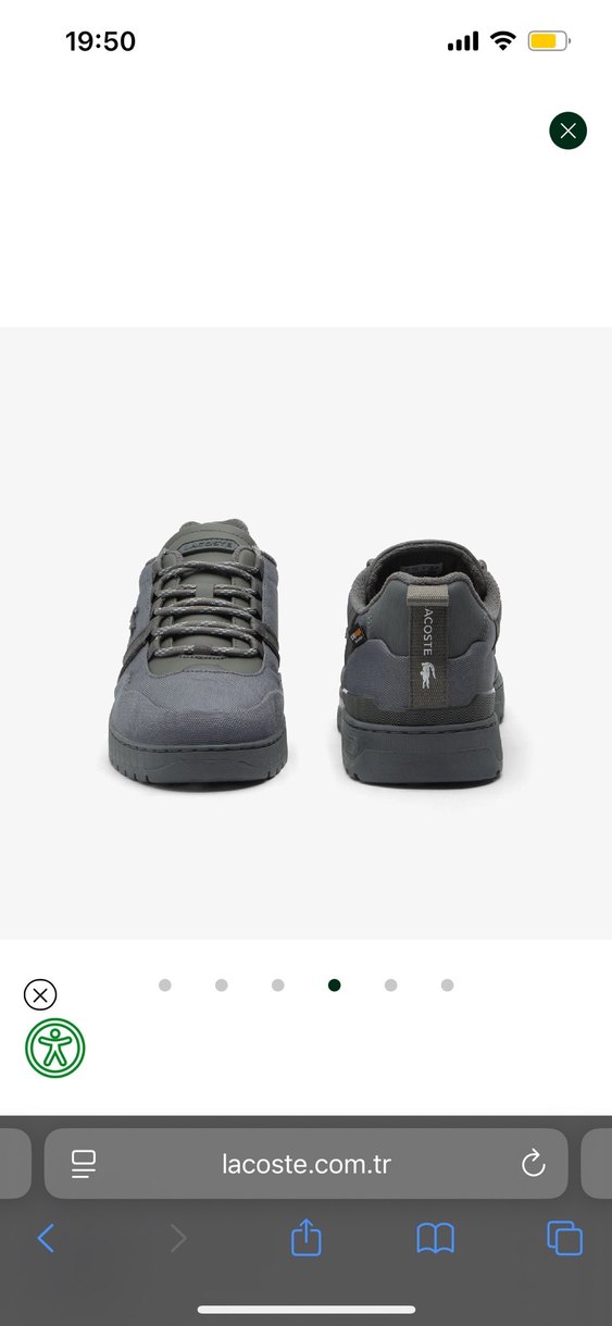 Lacoste Gri Erkek Ayakkabı outdoor - Görsel 2