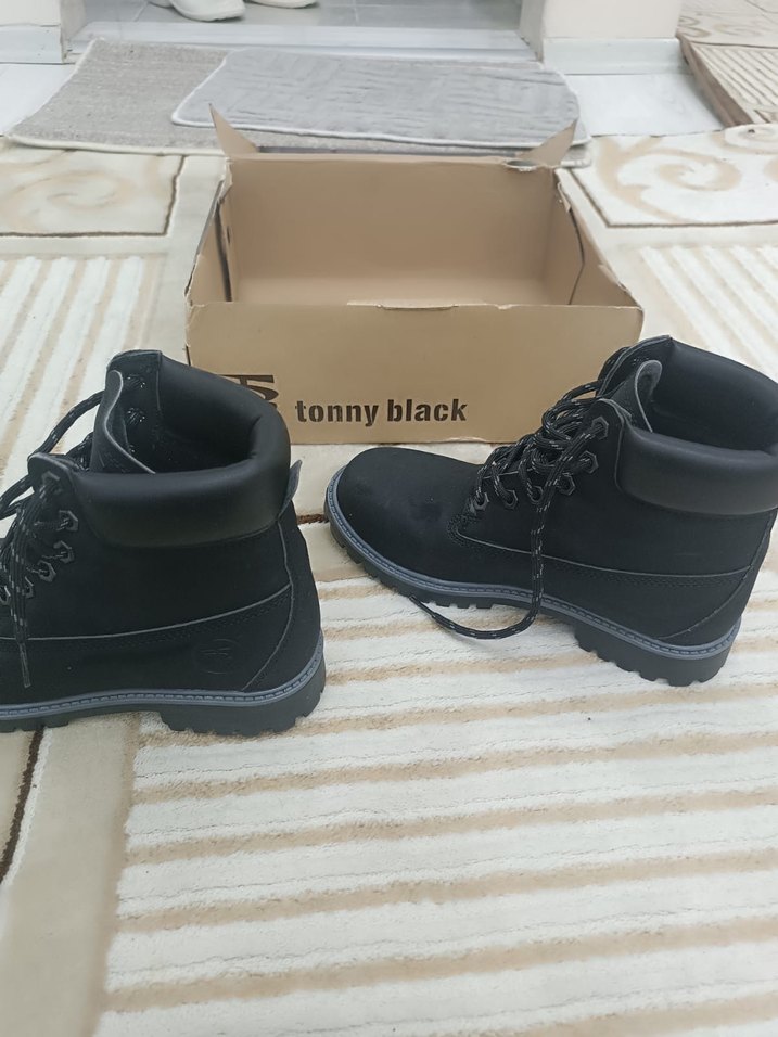 Siyah Bağcıklı Süet Erkek Bot - Görsel 4