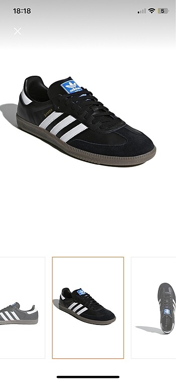 Siyah Adidas Samba