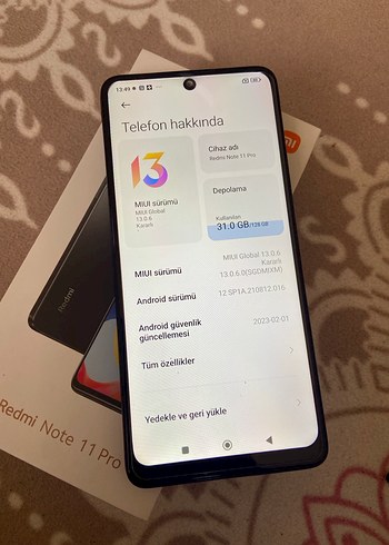 Redmi not 11 pro 128 lütfen açıklama okuyun - Görsel 3