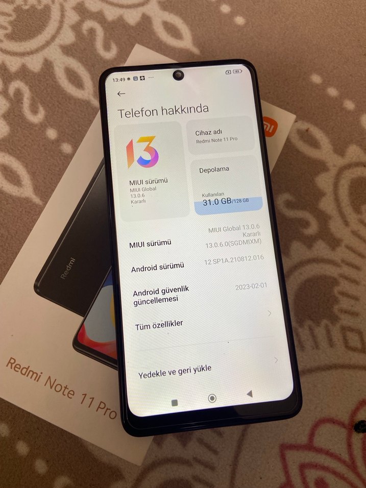 Redmi not 11 pro 128 lütfen açıklama okuyun - Görsel 3