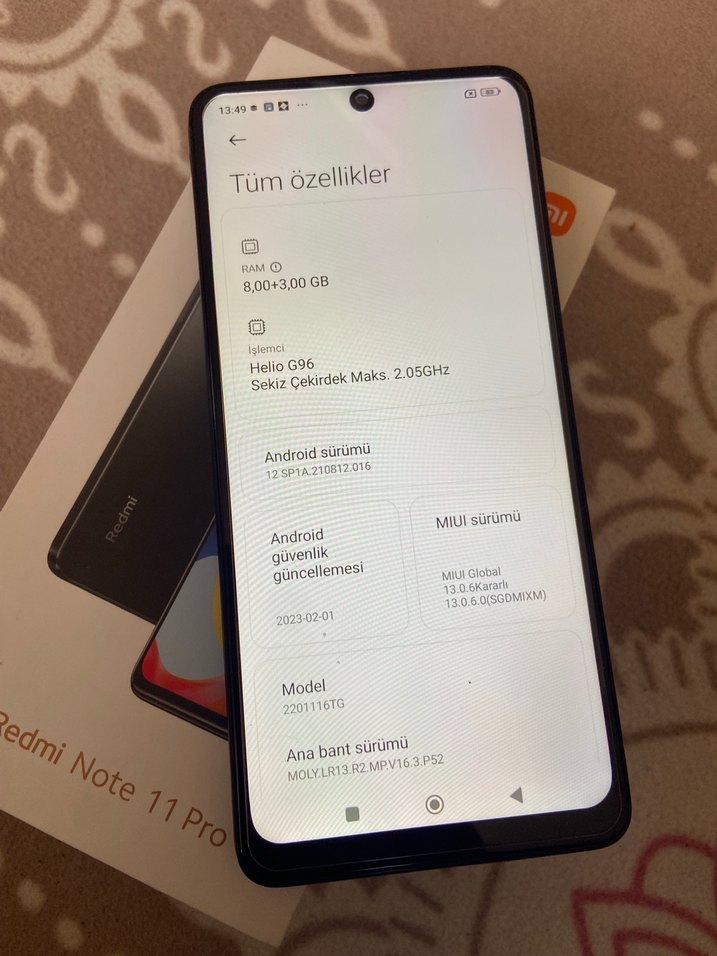 Redmi not 11 pro 128 lütfen açıklama okuyun - Görsel 4
