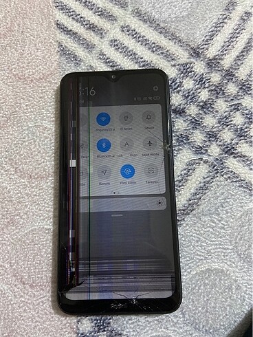 Redmi 8 hasarlı