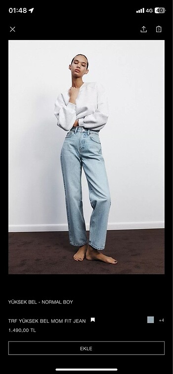 l Beden Zara jean