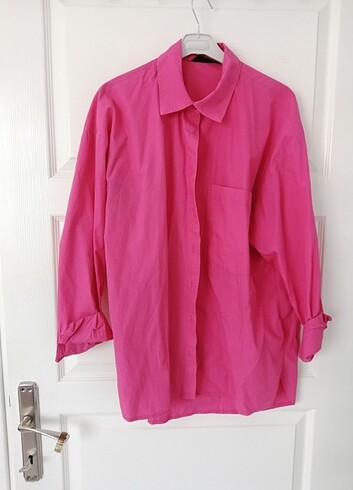Defacto Defacto oversize pembe gömlek