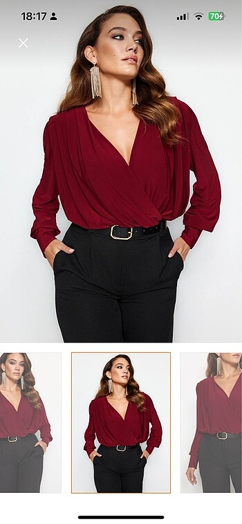 xs Beden Trendyolmilla kravuze yaka çıtçıtlı bluz