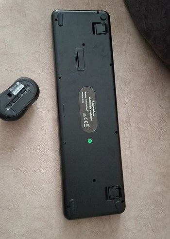 Siyah Yuvarlak Tuşlu Kablosuz Klavye ve Mouse - Görsel 6