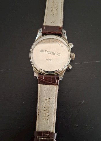 Vintage Erkek Saat Kayışı Bej Gri - Görsel 2