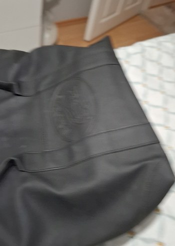 Fermuarlı Siyah Deri Biker Kadın Çanta - Görsel 3