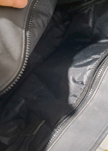 Fermuarlı Siyah Deri Biker Kadın Çanta - Görsel 2