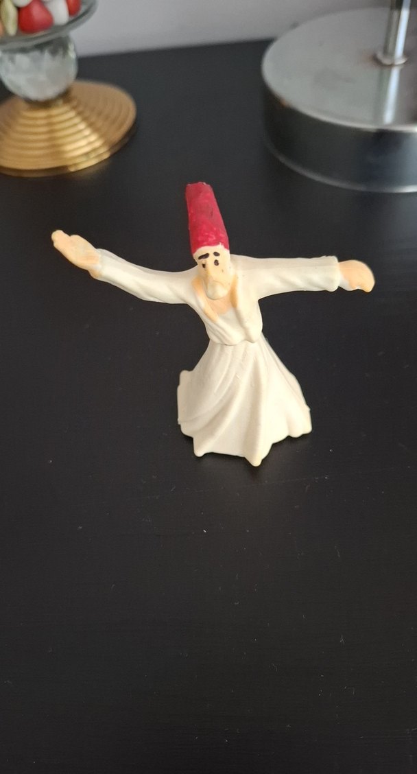 Beyaz Mevlevi Figür - Görsel 4