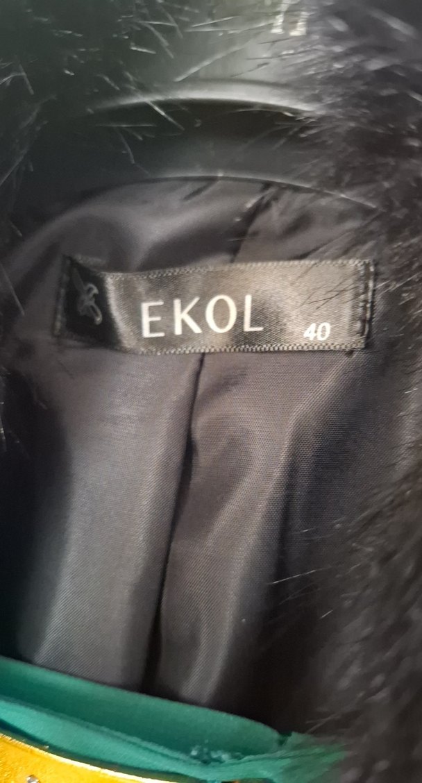 Siyah Kürklü Yaka Uzun Kaban - Görsel 2