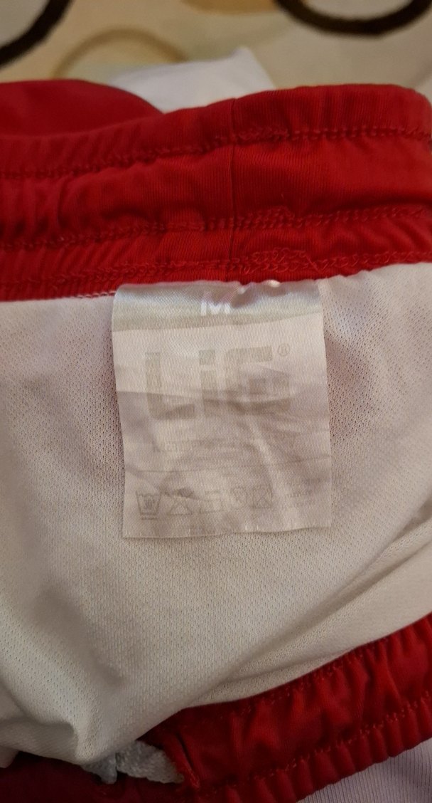 Kırmızı Beyaz Erkek Spor Şort - Görsel 4