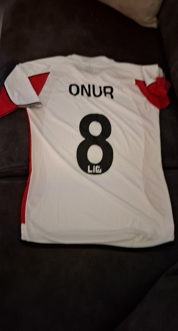 Beyaz Erkek Spor Tişörtü Velcro Detaylı - Görsel 3