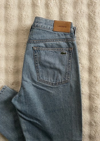 Lacoste Boyfriend Mavi Denim Kadın Jean - Görsel 3