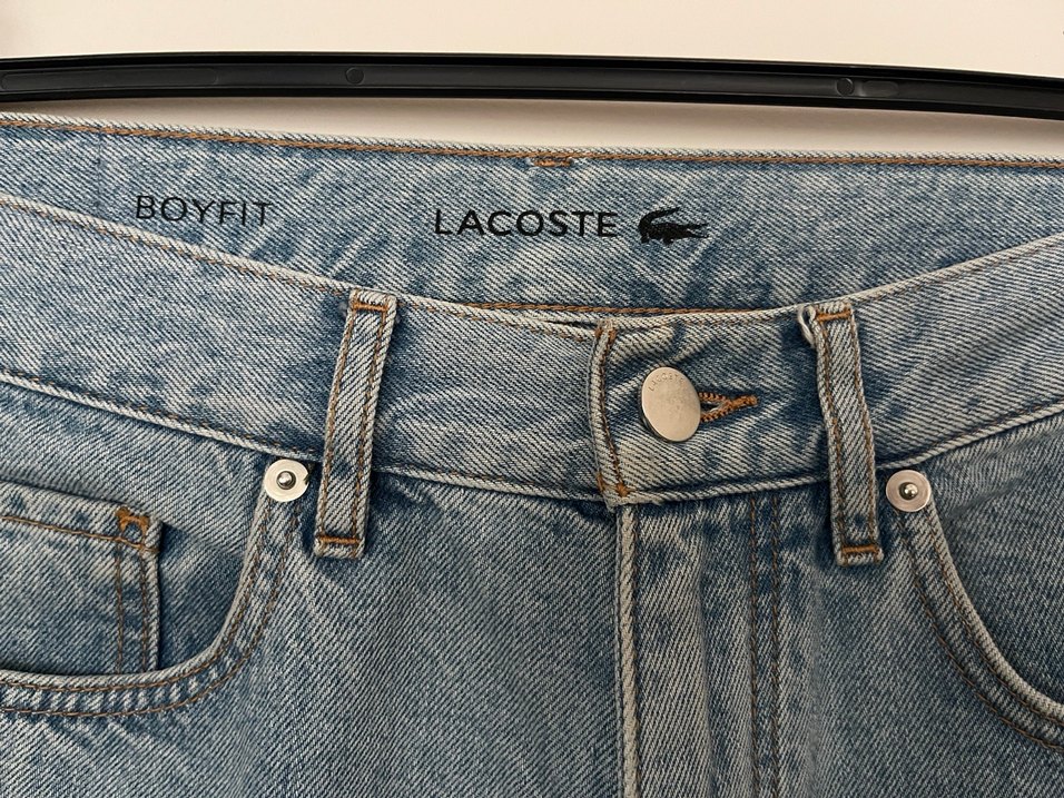 Lacoste Boyfriend Mavi Denim Kadın Jean - Görsel 2