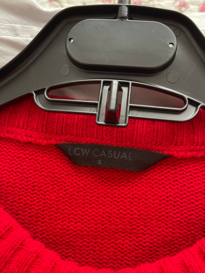 Noel Temalı Kırmızı Unisex Kazak - Görsel 3