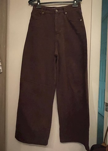 Zara Kahverengi Jean - Görsel 2