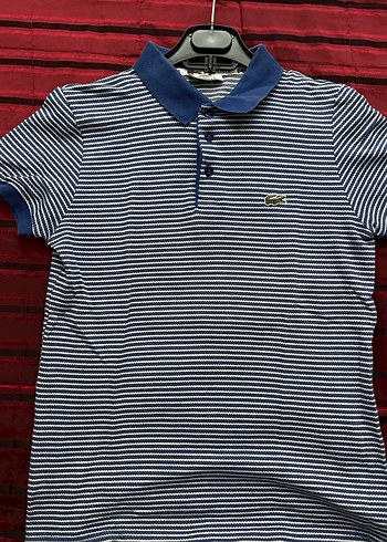 Lacoste Erkek Çizgili Polo Tişört - Görsel 4