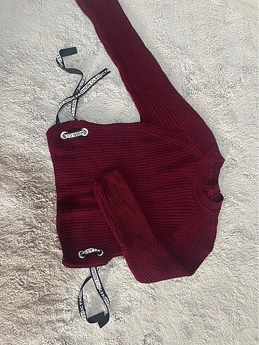 l Beden Bordo crop kazak