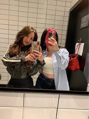 Bershka deri ceket sorunsuz