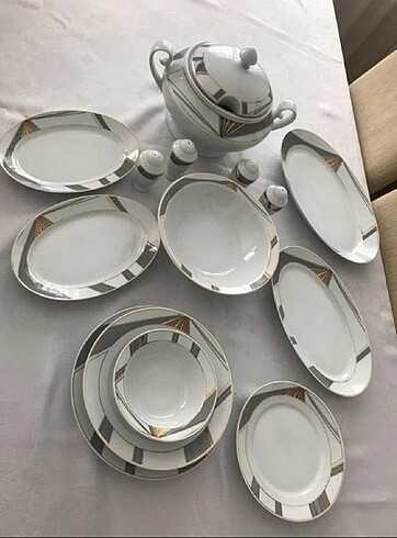 4 Parça Tabak Seti