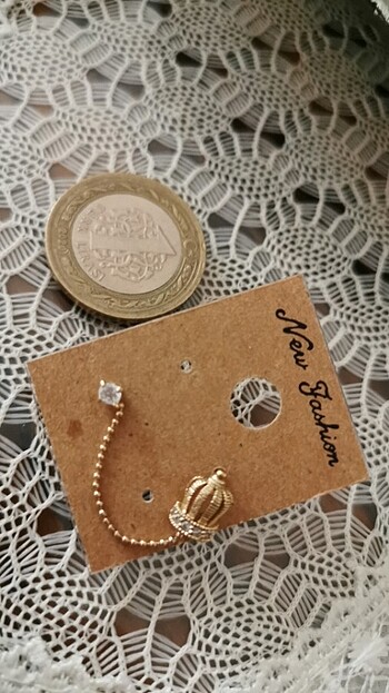 Accessorize İkili Gold Küpe