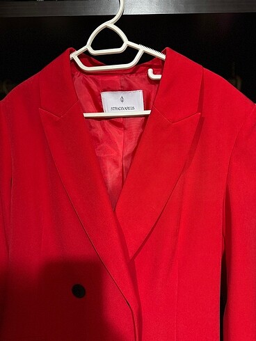 s Beden Kırmızı ceket elbise