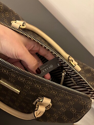 Beden Vakko monogram büyük boy çanta