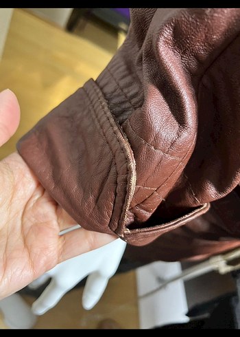 Kürklü Deri Ceket - Görsel 2