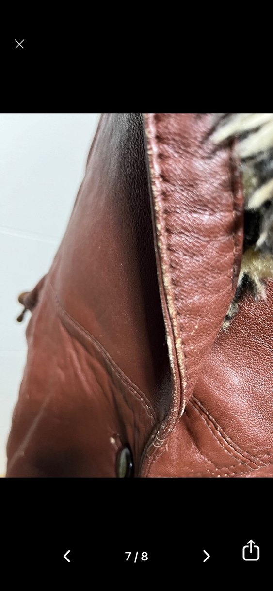 Kürklü Deri Ceket - Görsel 3