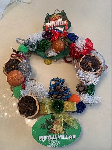 Yılbaşı kapı süsü - Görsel 6