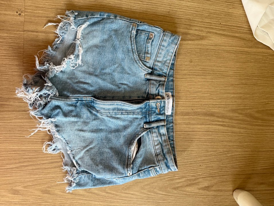 Zara kot şort - Görsel 3