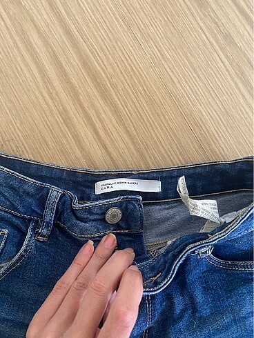 xs Beden Zara mini kot şort