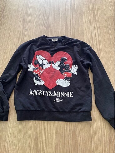 xs Beden Stradivarius mickey sweatshirt