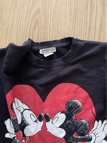 xs Beden siyah Renk Stradivarius mickey sweatshirt