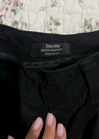 Kemer Detaylı Siyah Gotik Kadın Kumaş Pantolon - Görsel 2