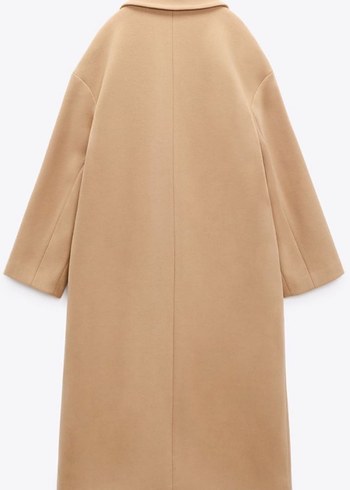 Çift Düğmeli Bej Kaban - Görsel 2