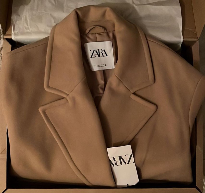 Çift Düğmeli Bej Kaban - Görsel 3