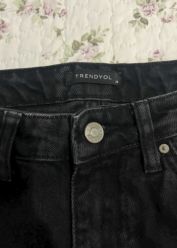 Siyah Kadın Kot Pantolon - Görsel 2